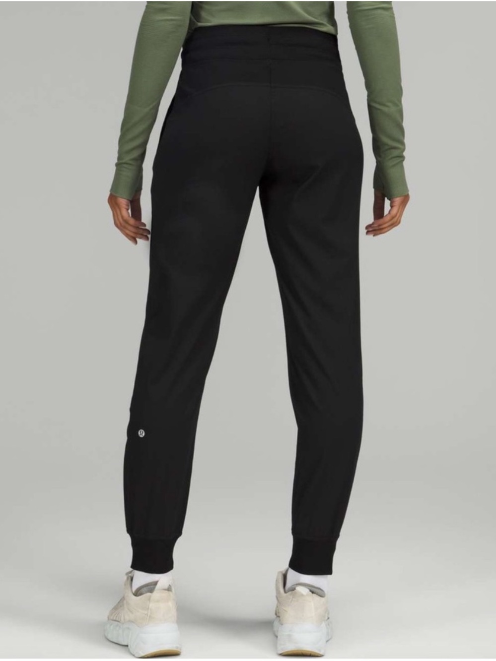 Lululemon Dance Studio Mid Rise Jogger Pants Full Length Black Travel Womens 8 - Picture 2 of 13